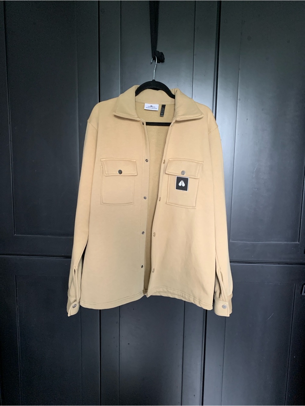 Moose Knuckles Tan Lightweight Shirt Jacket